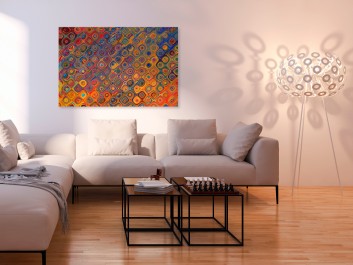 Pomieszanie z poplątaniem - nowoczesny obraz na płótnie - 120x80 cm