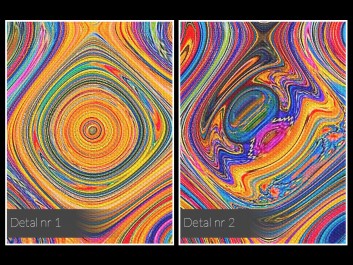 Pomieszanie z poplątaniem - nowoczesny obraz na płótnie - 120x80 cm