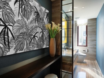 Zagajnik - nowoczesny obraz na płótnie - 120x80 cm