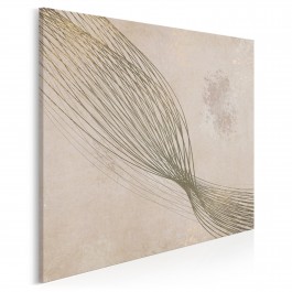 Krzywe życia - nowoczesny obraz na płótnie - 80x80 cm