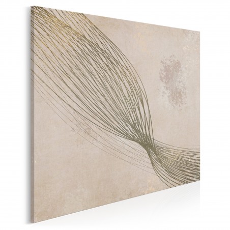 Krzywe życia - nowoczesny obraz na płótnie - 80x80 cm