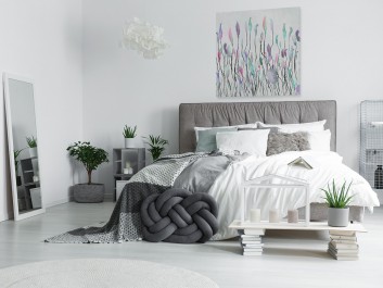 Beztroska codzienności - nowoczesny obraz na płótnie - 80x80 cm Beztroska codzienności - nowoczesny obraz na płótnie - 80x80 cm