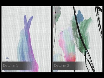 Beztroska codzienności - nowoczesny obraz na płótnie - 80x80 cm Beztroska codzienności - nowoczesny obraz na płótnie - 80x80 cm