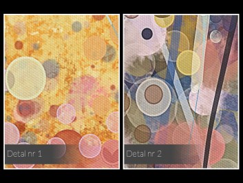 Florystyczna hegemonia - nowoczesny obraz do salonu - 80x80 cm