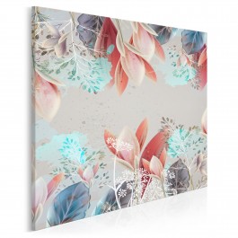 Zaczarowany ogród - nowoczesny obraz do sypialni - 80x80 cm