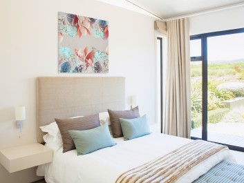 Zaczarowany ogród - nowoczesny obraz do sypialni - 80x80 cm