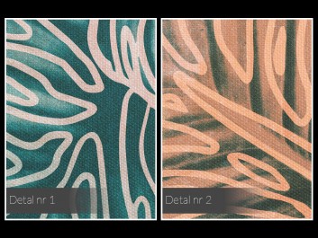 Monstera deliciosa - nowoczesny obraz do sypialni - 80x80 cm