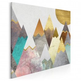 Lukrowe wierchy - nowoczesny obraz na płótnie - 80x80 cm