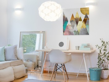 Lukrowe wierchy - nowoczesny obraz na płótnie - 80x80 cm