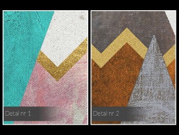 Lukrowe wierchy - nowoczesny obraz na płótnie - 80x80 cm