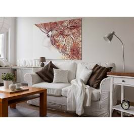 Leśna nimfa - nowoczesny obraz na płótnie - 120x80 cm Leśna nimfa - nowoczesny obraz na płótnie - 120x80 cm