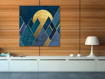 Egipskie noce - nowoczesny obraz na płótnie - 80x80 cm Egipskie noce - nowoczesny obraz na płótnie - 80x80 cm