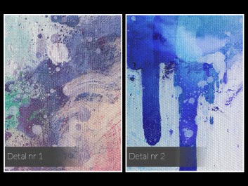 Absorpcja - nowoczesny obraz na płótnie - 80x80 cm Absorpcja - nowoczesny obraz na płótnie - 80x80 cm