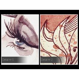 Leśna nimfa - nowoczesny obraz na płótnie - 120x80 cm Leśna nimfa - nowoczesny obraz na płótnie - 120x80 cm