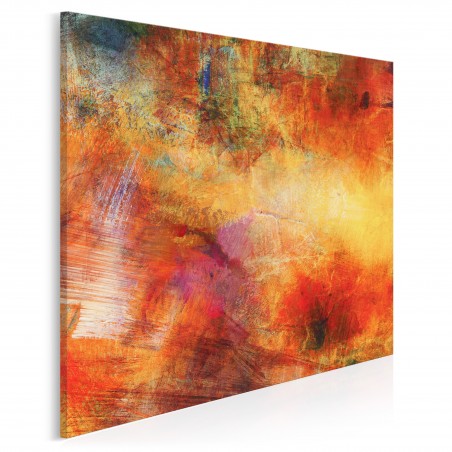 Błysk i mrok - nowoczesny obraz na płótnie - 80x80 cm
