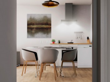 Delta - nowoczesny obraz na płótnie - 80x80 cm