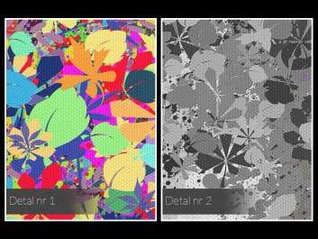 Afirmacja życia - nowoczesny obraz na płótnie - 80x80 cm