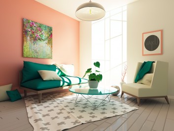 Wonny woal - nowoczesny obraz na płótnie - 80x80 cm