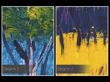 Dolce vita - nowoczesny obraz na płótnie - 80x80 cm