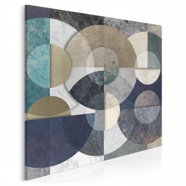 Hologram - nowoczesny obraz na płótnie - 80x80 cm