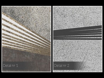 Dysproporcja - nowoczesny obraz na płótnie - 80x80 cm Dysproporcja - nowoczesny obraz na płótnie - 80x80 cm