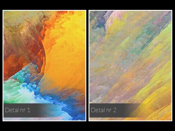 Akt ekstazy  - nowoczesny obraz do salonu - 80x80 cm