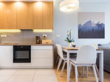 Pożegnanie lata - nowoczesny obraz do salonu - 80x80 cm