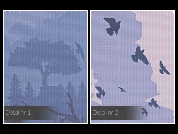 Pożegnanie lata - nowoczesny obraz do salonu - 80x80 cm