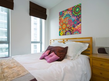 Oczyszczająca mantra - nowoczesny obraz na płótnie - 80x80 cm