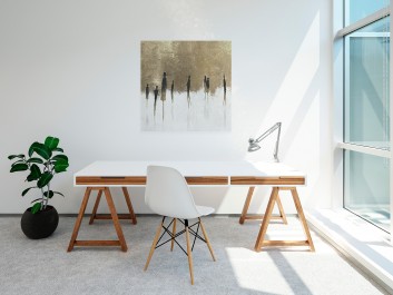 Znajomi nieznajomi - nowoczesny obraz na płótnie - 80x80 cm Znajomi nieznajomi - nowoczesny obraz na płótnie - 80x80 cm