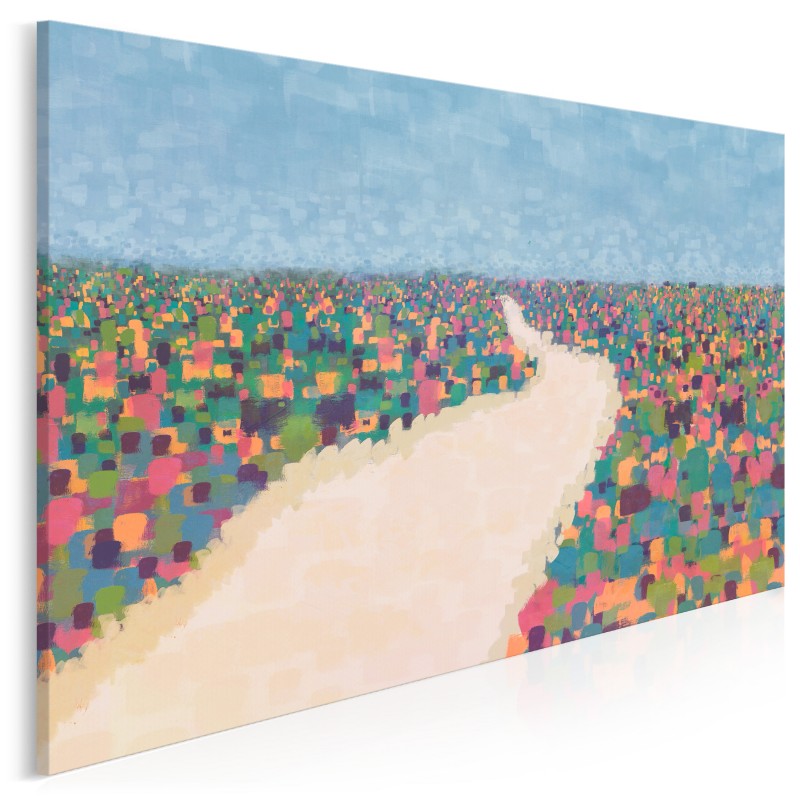 Droga do Edenu - nowoczesny obraz do salonu - 120x80 cm Droga do Edenu - nowoczesny obraz do salonu - 120x80 cm