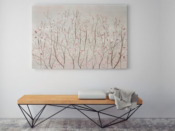 Szept wiatru - nowoczesny obraz na płótnie - 120x80 cm Szept wiatru - nowoczesny obraz na płótnie - 120x80 cm
