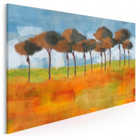 Polesie - nowoczesny obraz do sypialni - 120x80 cm