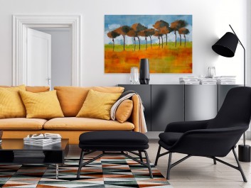 Polesie - nowoczesny obraz do sypialni - 120x80 cm Polesie - nowoczesny obraz do sypialni - 120x80 cm