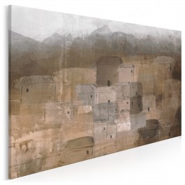 Cicha osada - nowoczesny obraz na płótnie - 120x80 cm