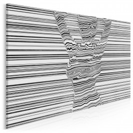 Gorąca linia  - nowoczesny obraz do sypialni