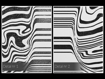 Gorąca linia  - nowoczesny obraz do sypialni