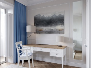 W objęciach chłodu  - nowoczesny obraz na płótnie