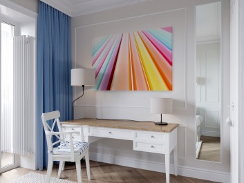 Fabryka szczęścia - nowoczesny obraz na płótnie - 120x80 cm