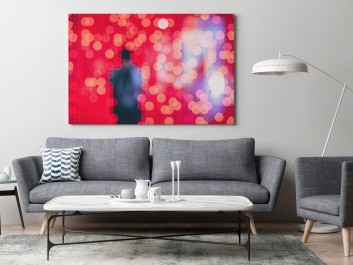 Wyjście z mroku - fotoobraz do sypialni - 120x80 cm