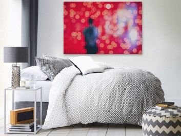 Wyjście z mroku - fotoobraz do sypialni - 120x80 cm