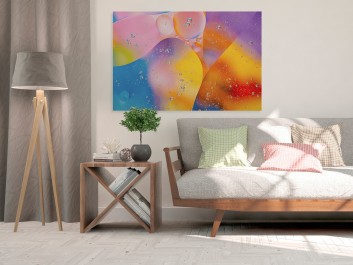 Symbioza - nowoczesny obraz na płótnie - 120x80 cm Symbioza - nowoczesny obraz na płótnie - 120x80 cm