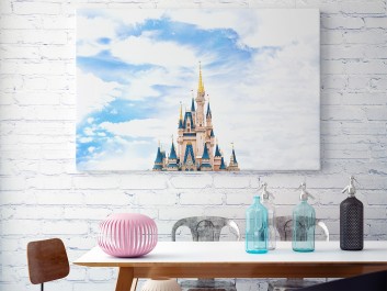 Mój Disneyland - fotografia na płótnie - 120x80 cm Mój Disneyland - fotografia na płótnie - 120x80 cm