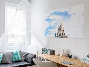 Mój Disneyland - fotografia na płótnie - 120x80 cm Mój Disneyland - fotografia na płótnie - 120x80 cm