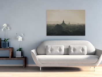Malownicze Bagan - zdjęcie na płótnie - 120x80 cm