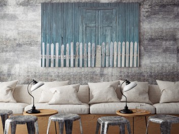 Podejdź no do płota - nowoczesny obraz na płótnie - 120x80 cm Podejdź no do płota - nowoczesny obraz na płótnie - 120x80 cm