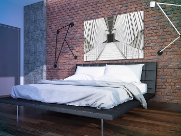 Tunel reinkarnacji - fotoobraz do salonu - 120x80 cm