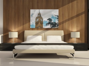 Big Ben - fotografia na płótnie - 120x80 cm Big Ben - fotografia na płótnie - 120x80 cm