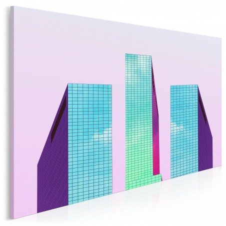 Architektoniczne podium - zdjęcie na płótnie - 120x80 cm