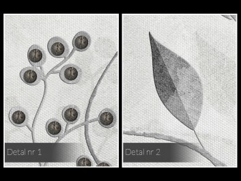 Kwiat nocy - nowoczesny obraz na płótnie - 120x80 cm